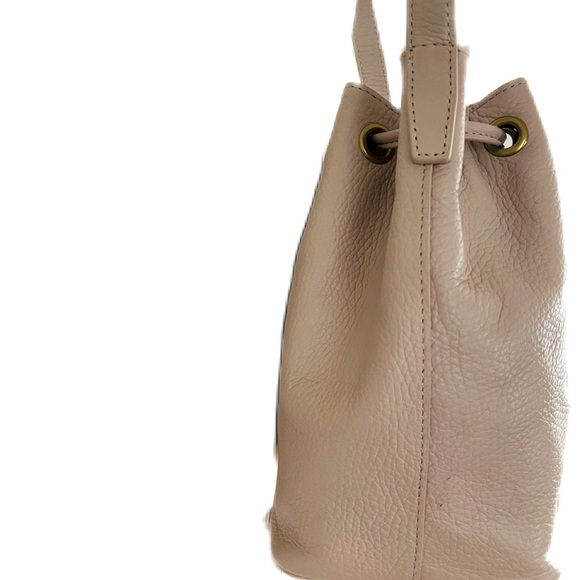 NEW J.Crew Factory Leather Bucket Bag with Tassels - Picture 9 of 9